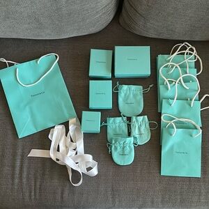 Authentic Tiffany’s Box & Bag Bundle